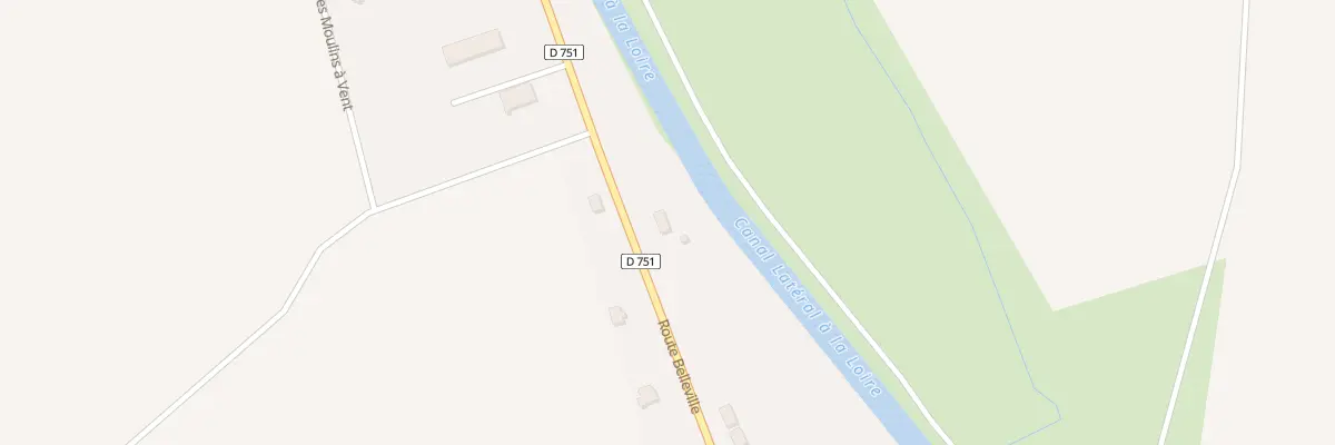 Plan du 38 Rte de Belleville à Sury-près-Léré