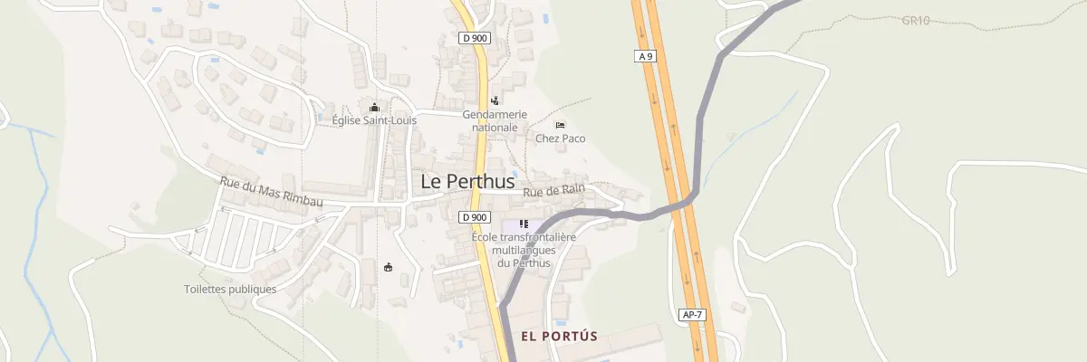 Plan du 11 Rue de la Redoute au Perthus