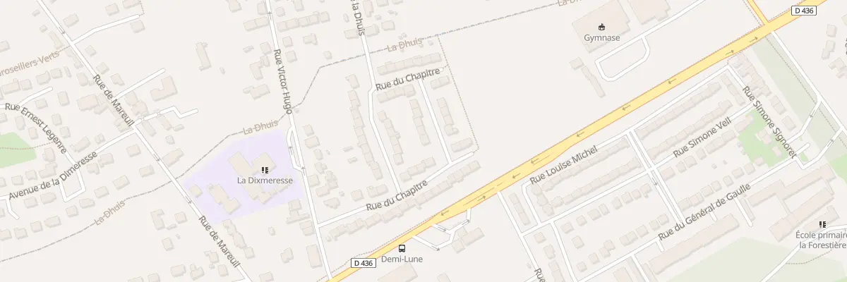 Plan du 13 Rue du Chapitre à Quincy-Voisins