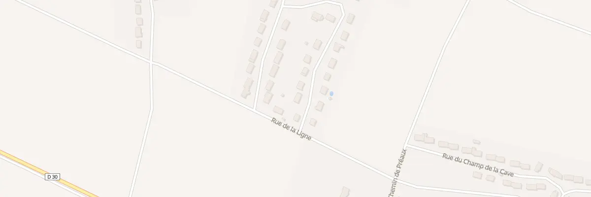 Plan du 3 Rue des Poiriers à Égreville