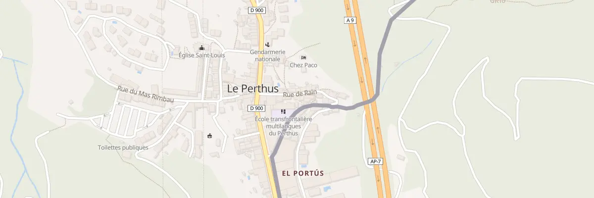Plan du 10 Rue du Ravin au Perthus