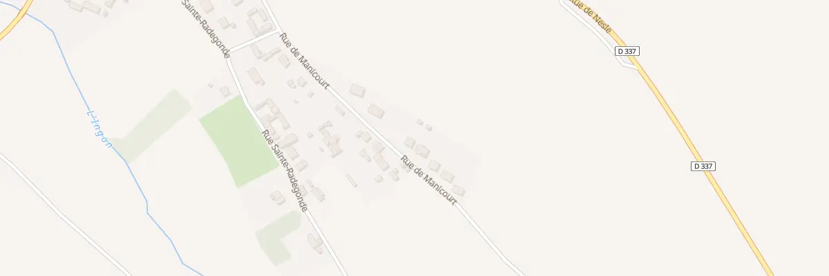 Plan du 29 Rue de Manicourt à Curchy