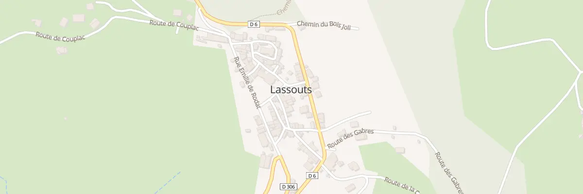 Plan du 5022 Lassouts à Lassouts