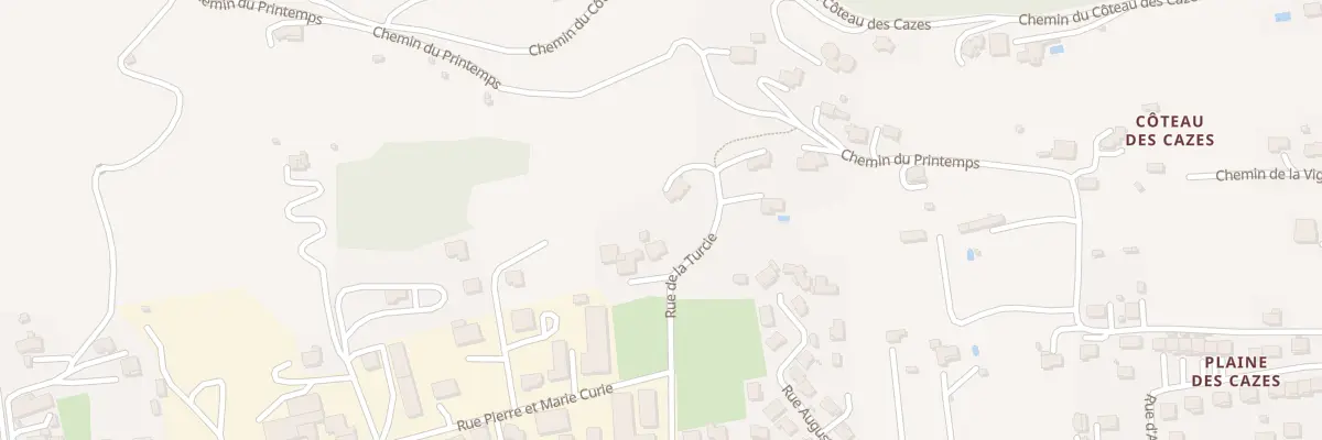 Plan du 245 Rue de la Turcie à Saint-Affrique