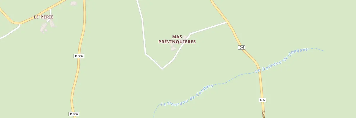 Plan du 5218 Previnquieres à Lassouts
