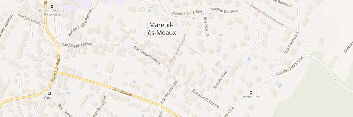 Plan du 39 Rue Joseph Lhoste à Mareuil-lès-Meaux