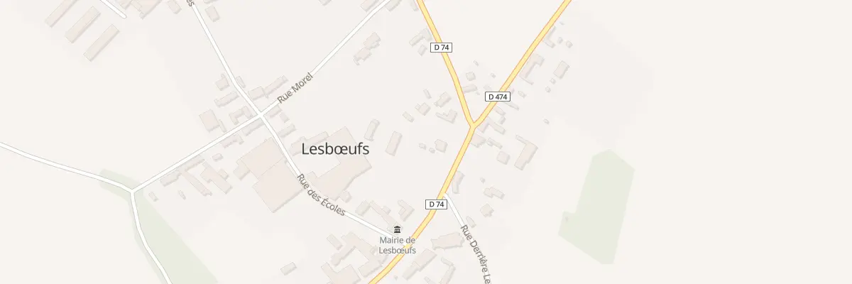 Plan du 13 Rue de Transloy à Lesbœufs