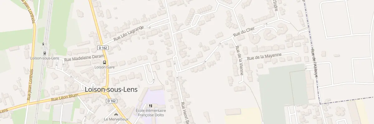 Plan du 3 Rue du Cher à Loison-sous-Lens