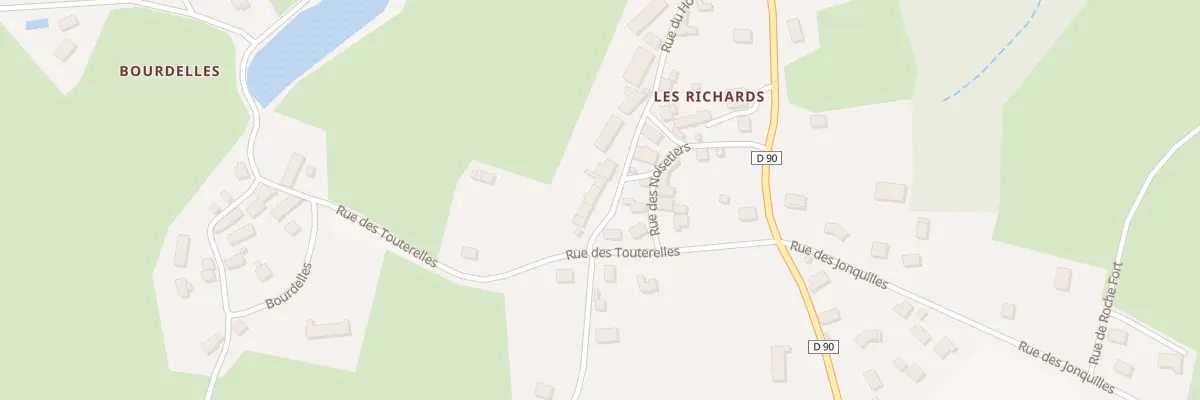 Plan du 9007 Rue du Houx - Les Richards à Saint-Georges-de-Mons