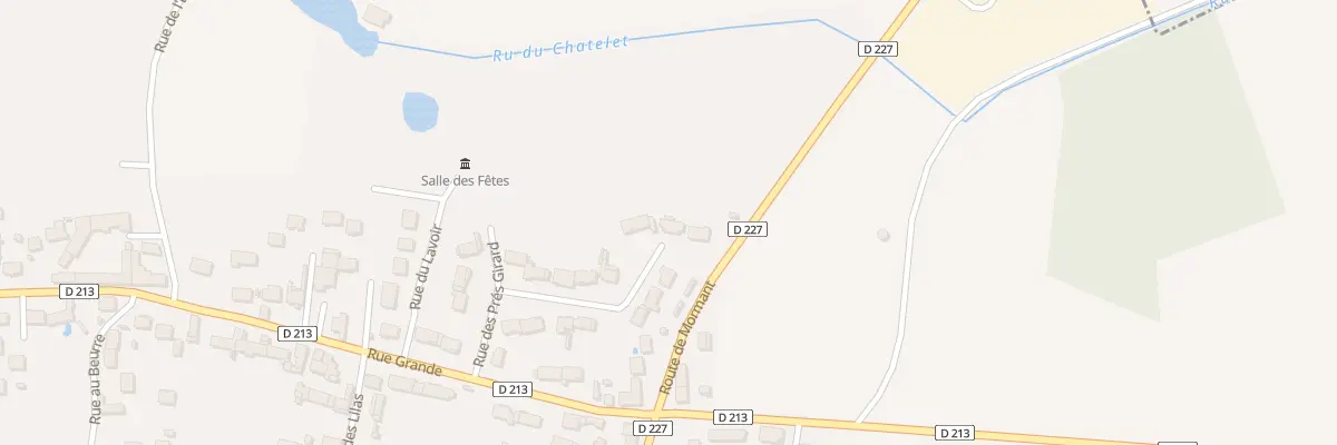 Plan du 16 Rue des Pres Girard aux Écrennes