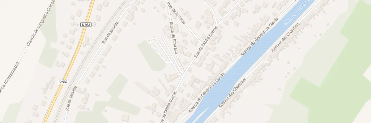 Plan du 24 Rue de l’Abbé Darras à Longueil-Annel
