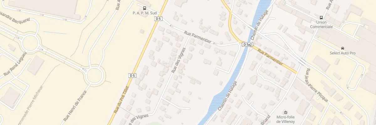 Plan du 11 Rue des Vignes à Villenoy
