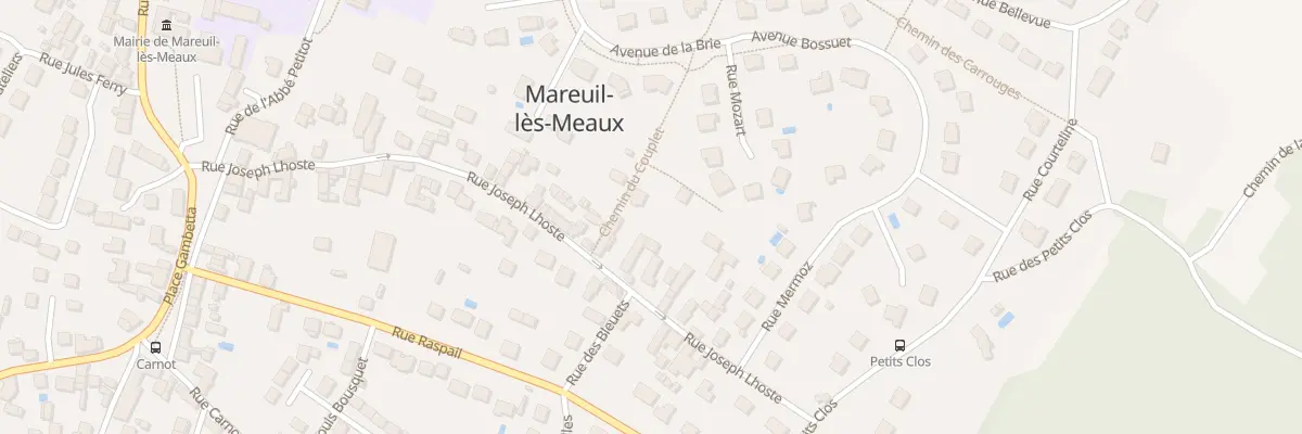Plan du 43 Rue Joseph Lhoste à Mareuil-lès-Meaux