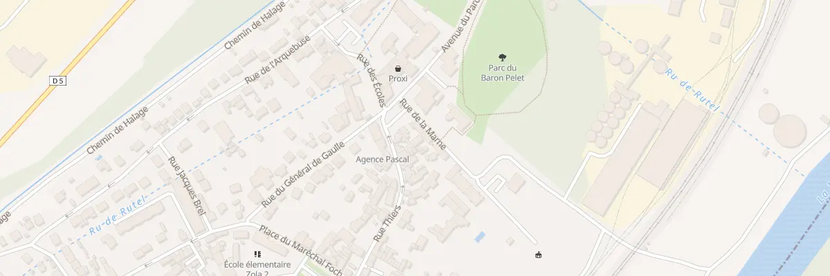Plan du 33 Rue de la Marne à Villenoy