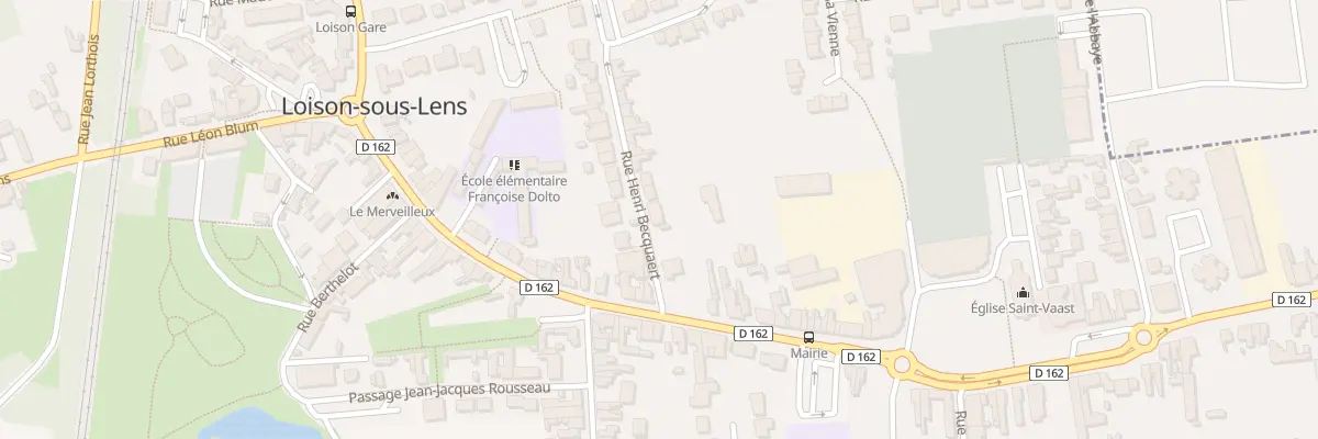 Plan du 10 Rue Henri Becquaert à Loison-sous-Lens