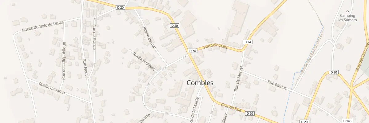 Plan du 26 Gr Grande Rue à Combles