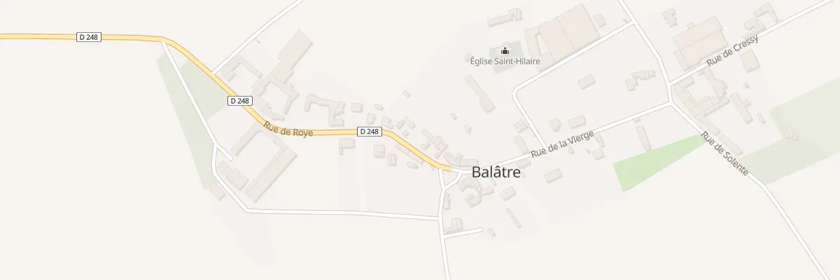 Plan du 6 Rue de Roye à Balâtre