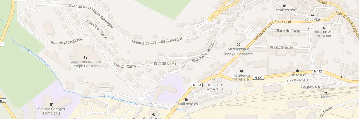 Plan du 5312 Rue du Barry à Murat