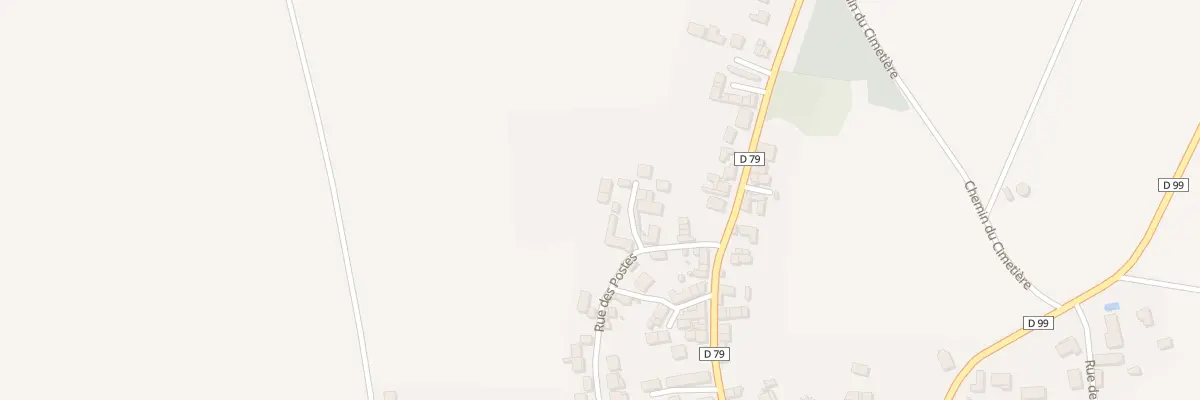 Plan du 7 Rue des Postes à Brégy