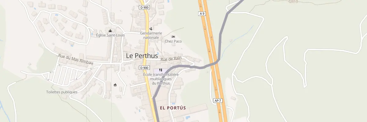 Plan du 16 Rue du Ravin au Perthus