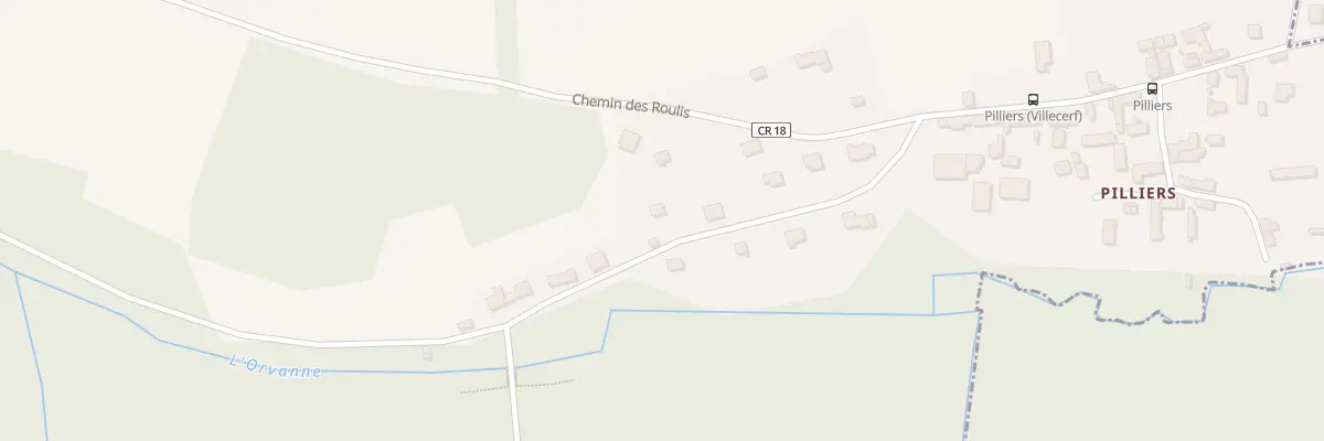 Plan du 27 Rte de la Vallée à Villecerf