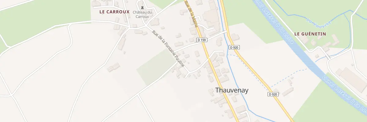 Plan du 2 Rue de la Fontaine Pauline à Thauvenay