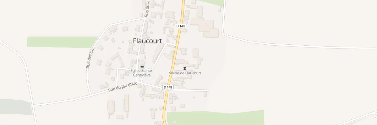 Plan du 63 Gr Grande Rue à Flaucourt