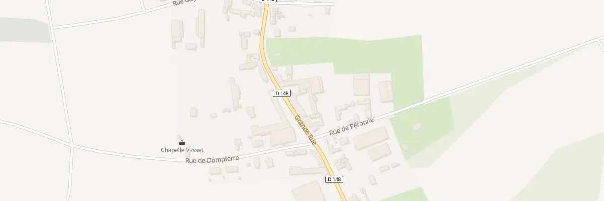 Plan du 93 Gr Grande Rue à Flaucourt