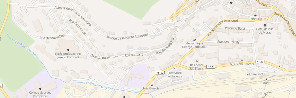 Plan du 6006 Rue du Barry à Murat