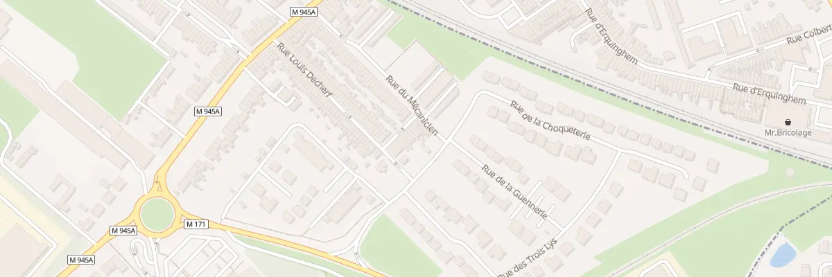 Plan du 5 Rue de la Paix à Erquinghem-Lys