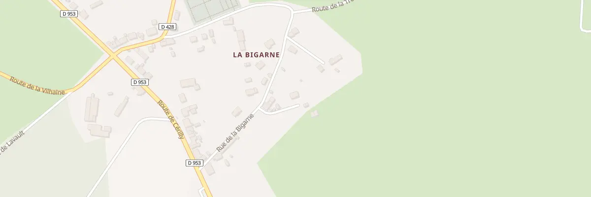 Plan du 3 Imp de la Mission à Theneuille