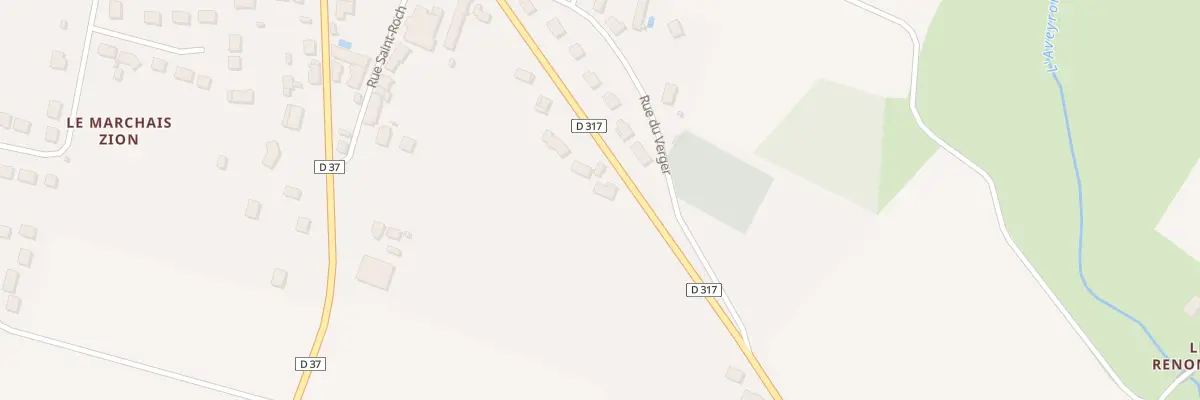 Plan du 308 Rte de Saint-maurice à La Chapelle-sur-Aveyron
