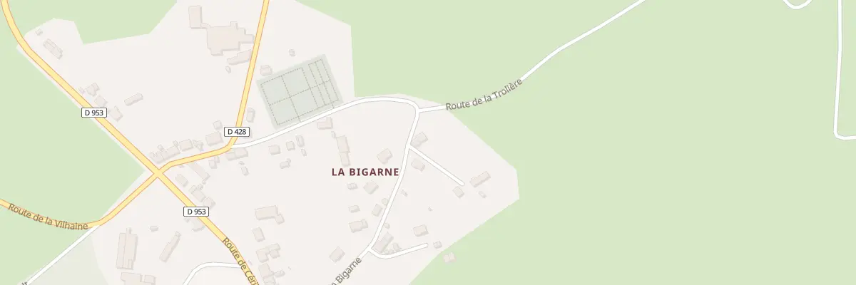 Plan du 3 Imp de la Bigarne à Theneuille
