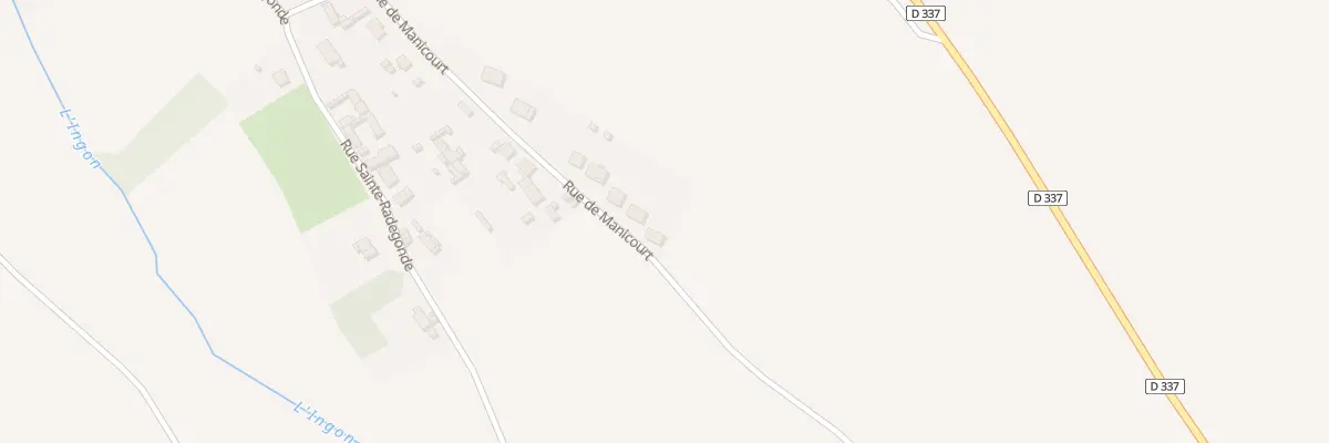 Plan du 37 Rue de Manicourt à Curchy