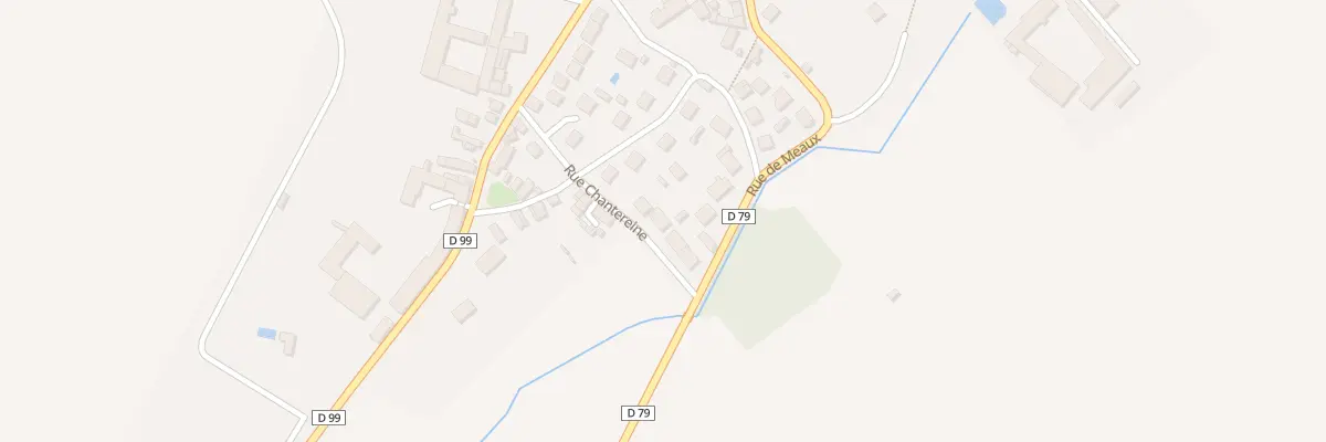 Plan du 5 Rue Chantereine à Brégy