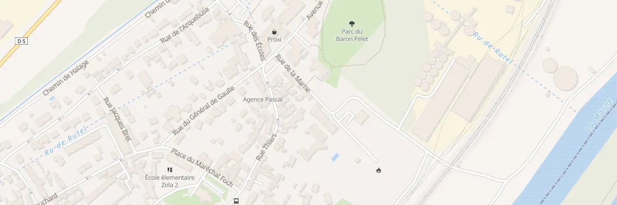 Plan du 25 Rue de la Marne à Villenoy