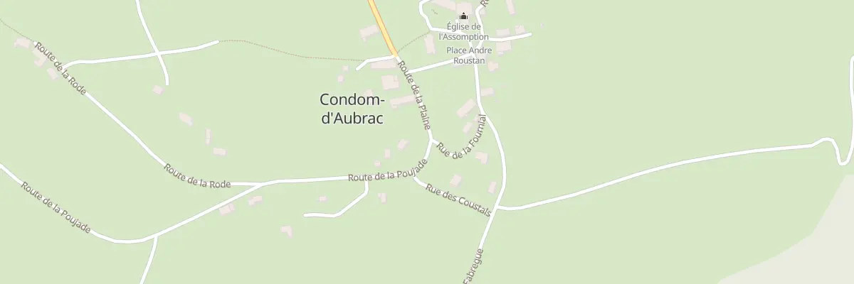 Plan du 5187 Condom à Condom-d’Aubrac