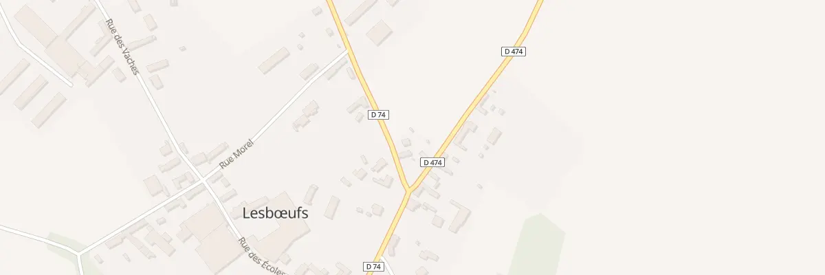 Plan du 8 Rue de Gueudecourt à Lesbœufs