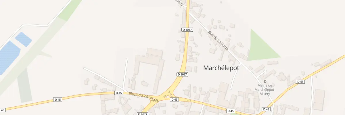 Plan du 17 Rte des Flandres à Marchélepot-Misery
