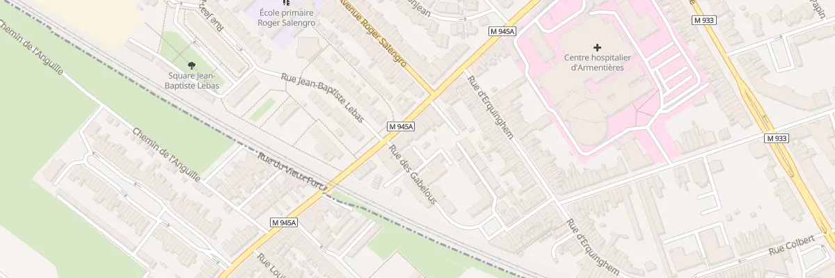 Plan du 157 Rue Jules Lebleu à Armentières