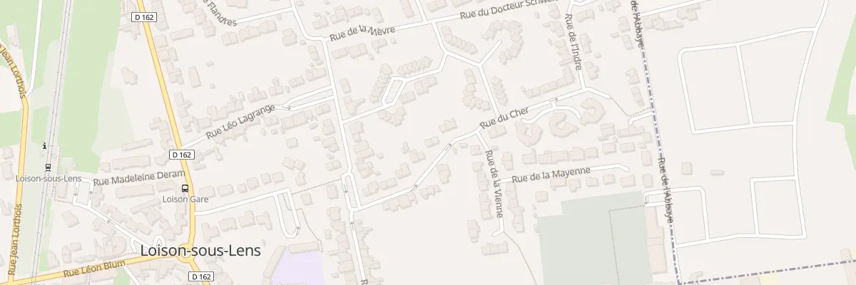 Plan du 17 Rue du Cher à Loison-sous-Lens