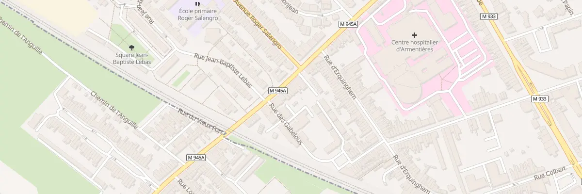 Plan du 155 Rue Jules Lebleu à Armentières