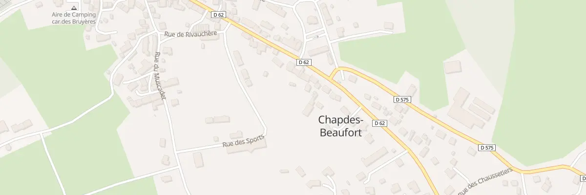 Plan du 32 Rue de la Chartreuse à Chapdes-Beaufort