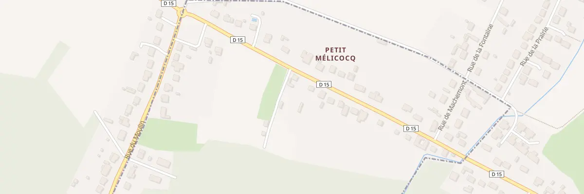 Plan du 214 Rue du Petit Mélicocq à Mélicocq