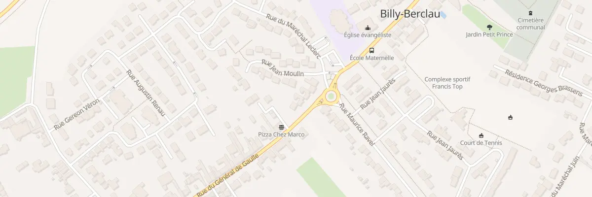 Plan du 119 Rue du Général de Gaulle à Billy-Berclau