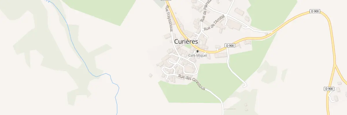 Plan du 5211 Curieres à Curières