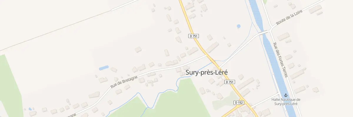 Plan du 4 Rue de Bretagne à Sury-près-Léré