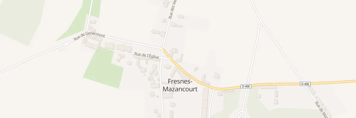 Plan du 3 Rue du Château à Fresnes-Mazancourt