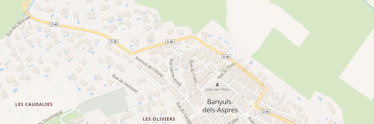 Plan du 25 Rue du Trenc à Banyuls-dels-Aspres