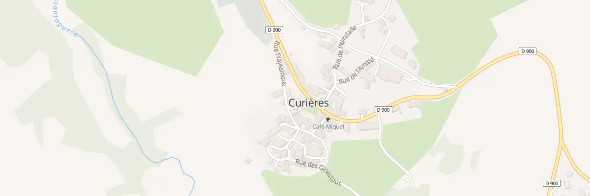 Plan du 5037 Curieres à Curières